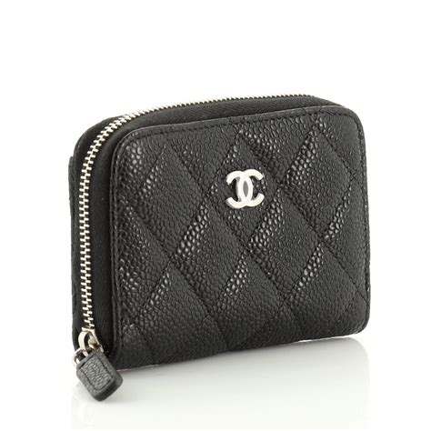 chanel cc logos quilted coin purse|CHANEL Caviar Quilted Classic Zipped Coin Purse White .